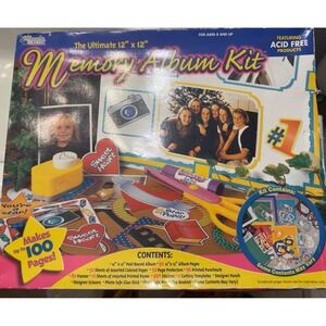 Memories‎ Forever Memory Album Kit 12x12 Scrapbook Trimming Templates